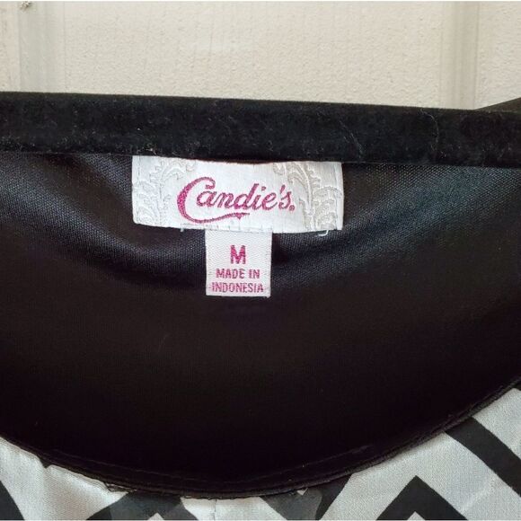 🍁Candie's Black and White Dress Medium - Picture 6 of 7